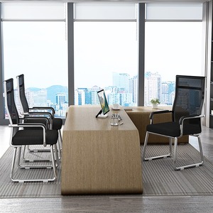 Silla de Oficina para el Hogar, Cómoda Silla de <span class=keywords><strong>Escritorio</strong></span> para Computadora, para Sala de Conferencias, Dormitorio, Aula, Asiento de Mahjong, Cómodo para Sentarse con Respaldo - Product Image 2