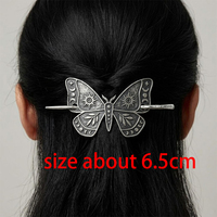 Barrette à cheveux nœud celtique papillon, épingle à cheveux viking nordique Wiccan païenne, épingle à cheveux gothique féerique sorcière pour femme