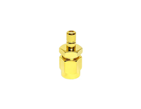 Adaptateur coaxial RF en ligne, connecteur femelle SMB 50 ohms en laiton massif vers prise mâle RP-SMA