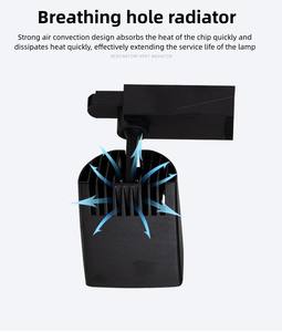 IDE-ángulo de lavado de pared, baldosa de cerámica para sala de exposiciones, tienda de ropa, carril de guía polarizado LEspotlight foco de luz de pista - Product Image 4