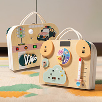 Tablero de actividades para niños Montessori, juguetes sensoriales educativos, caja de luz LED educativa temprana para Tdlers Giftsod