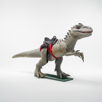 Dinosaure animatronique électrique réaliste avec structure en acier robuste pour les attractions des parcs d'attractions intérieurs/extérieurs