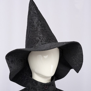 Disfraz de bruja malvada de última moda para mujer, talla M, negro, vestido de juego de rol para Halloween, conjunto de falda, top y sombrero - Product Image 3