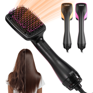 0728 Multifunctional Straightening <b>Comb</b> Negative Ion <b>Hot</b> Ceramic Hair Brush for Frizz Control - Product Image 1