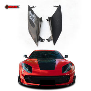 Rejillas de Ventilación Laterales para Faros Delanteros de Fibra de Carbono Seca Estilo OME para Ferrari 812 - Product Image 1