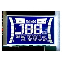 Compteur de vitesse LCD numérique personnalisé pour moto et vélo électrique, écran couleur fond noir, affichage LCD pour scooter électrique