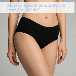 Culottes menstruelles réutilisables en coton 4 couches, grandes tailles, lot de 50, sous-vêtements menstruels lavables en coton biologique avec bandes de coton - Product Image 4