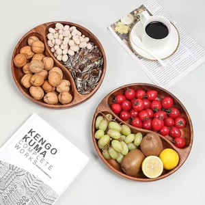 Vente en gros Offre Spéciale <span class=keywords><strong>Assiette</strong></span> de service en bois massif bon marché <span class=keywords><strong>Assiette</strong></span> ronde en bois d'acacia pour la nourriture - Product Image 1