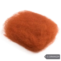 Cheveux humains brésiliens vierges bruts 100% naturels, couleur naturelle, afro crépus en vrac, double trame machine, 50g, pour tresses et dreadlocks, usage longue durée