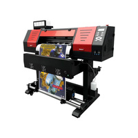 Impresora Eco Solvente de 24 Pulgadas con Cabezal I3200/xp600, Impresora Eco Solvente de 70 cm para Pósteres, Vinilo, Lienzo