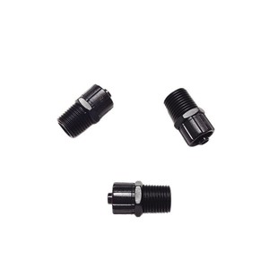 ข้อต่อตัวผู้ JU Luer ขนาด 1/8 NPT เกลียวนอก ผิวด้าน สำหรับของเหลวที่กัดกร่อน สายยาง ท่ออิงค์เจ็ท อุปกรณ์เสริม - Product Image 1