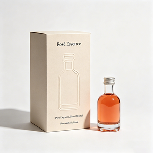 Elegante Scatola Pieghevole per Vino <span class=keywords><strong>Frizzante</strong></span> Rosa Senza Alcol con Stampa UV, Produzione Diretta OEM - Product Image 3