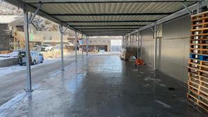 <span class=keywords><strong>Abri</strong></span> <span class=keywords><strong>de</strong></span> toit <span class=keywords><strong>en</strong></span> acier <span class=keywords><strong>de</strong></span> 30 pieds pour conteneur extérieur Couverture permanente Garden Party Wedding Camping Tent - Product Image 3