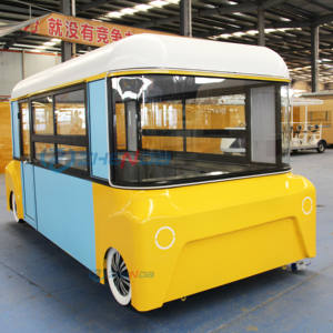 รถขายอาหารเคลื่อนที่แบบบาร์บีคิวสั่งทำพิเศษ ผลิตในจีน พร้อมครัวครบชุดและเครื่องทำไอศกรีม - Product Image 3