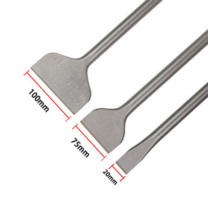 Cincel Plano SDS Plus de Acero de Alta Dureza, Cincel para <span class=keywords><strong>Martillo</strong></span> Rotatorio para Remover Azulejos, para Limpiar Adhesivo de Pisos de Concreto y Mortero - Product Image 5