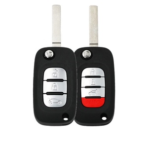 AULESSE 3 Botones Llave Remota Inteligente Completa 433MHz Para Fo-rd