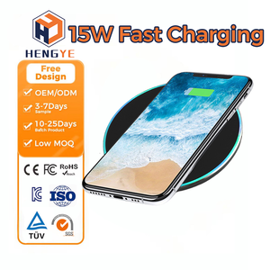 Boîte Logo Personnalisé OEM Chargement Sans Fil 15W 10W Bureau Mirco Port USB Type C Station de Charge Rapide Électrique <span class=keywords><strong>Chargeur</strong></span> Sans Fil - Product Image 1