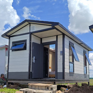 Tùy chỉnh kính hiện đại sunroom 2-phòng ngủ thép prefab container Nhà tam giác mái bằng di động mở rộng biệt thự căn hộ cho - Product Image 5