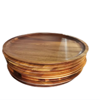 Papan Potong Kayu Walnut Hitam Kustom, Papan Charcuterie dengan Mesin CNC, Laci, Piring Sajian, Set Pisau Penyaji, Peralatan