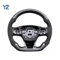 Volante Deportivo de Fibra de Carbono Forjado Personalizado YZ Premium Racing para Ford Focus MK4 MK8 Fiesta ST MK7 MK7.5 2009-2017