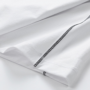 Nouveau T-shirt de sport pour homme à manches courtes, personnalisation d'usine, course à pied, camiseta, polyester, mode, blanc, T-shirt pour homme - Product Image 3