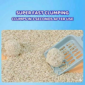 Litière pour chat Ecopaw Premium en fibres de soja, forte absorption et contrôle des odeurs, écologique, biodégradable - Product Image 3