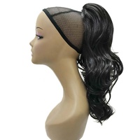 Nouveautés : Extensions de cheveux ondulés synthétiques naturels de haute qualité, couleurs personnalisables, durée de vie de 6 mois, queue de cheval