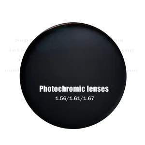 定制新中国最受欢迎和最热门的1.56光致变色透镜光致灰棕色hmc ar镀膜光学透镜