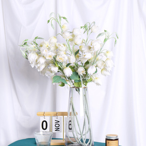 Lys de <span class=keywords><strong>la</strong></span> Vallée en soie à tige unique et longue, avec 15 têtes de fleurs, style Instagram, fleurs artificielles - Product Image 2