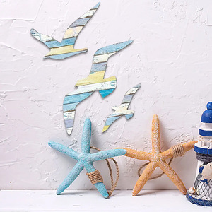 زخرفة جدارية موضعية على البحر الأبيض المتوسط مصنوعة يدويًا من خشب البحر الأبيض المتوسط ، ديكورات جدارية لتزيين جدران غرف الأطفال - Product Image 4