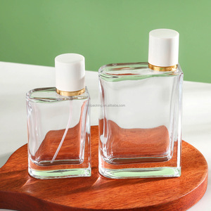 Độc Đáo Hình Chữ Nhật Thiết Kế Rỗng 25Ml <span class=keywords><strong>100Ml</strong></span> Rõ Ràng Chai Nước Hoa Thủy Tinh Hương Thơm Phun Chai Hộp Cho Người Phụ Nữ Của Kem Chăm Sóc Da - Product Image 3