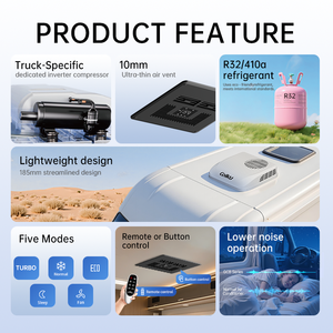Lightweight Design Camper Caravan Rv Ar condicionado Bus Truck Van <span class=keywords><strong>Auto</strong></span> <span class=keywords><strong>Climate</strong></span> 48V Ar condicionado - Product Image 5