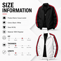 Blouson Bomber Coupe-Vent Homme Automne, Veste Décontractée Sportive d'Extérieur, Design Patchwork, Fermeture Éclair, Effet Délavé pour Moto
