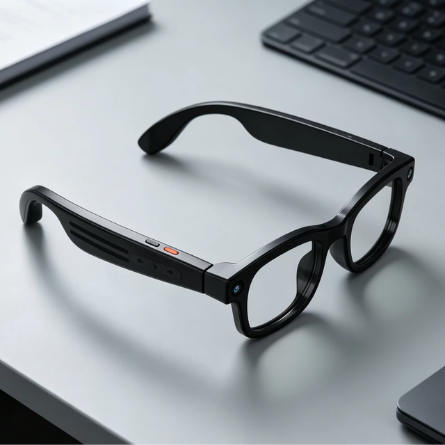 AI Smart Glasses Bluetooth Audio Glasses Camera Glasses Real Time Translator Photo Video Recording Eyewear