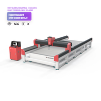 Equipo de Corte por Chorro de Agua Abrasivo de Alta Resistencia HEAD para Paneles de Acero al Carbono y Aluminio, Máquina de Corte por Chorro de Agua para Metal