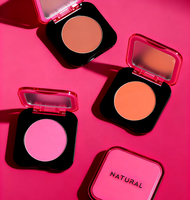 Palette de fards à joues vegan 24 couleurs, haute pigmentation, avec logo personnalisé, illuminateur et bronzer, poudre de maquillage, marque privée
