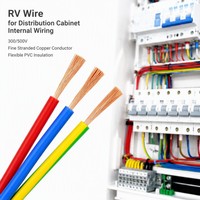 Câble en cuivre flexible isolé en PVC RV 0,75 mm² pour le câblage interne des équipements électriques