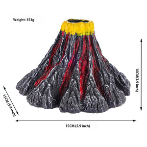 Bulle Pierre Volcanique Ornement Aquarium Fish Tank Paysage Décoration Oxygéné <span class=keywords><strong>Sable</strong></span> <span class=keywords><strong>Table</strong></span> Volcanique Ornement - Product Image 4