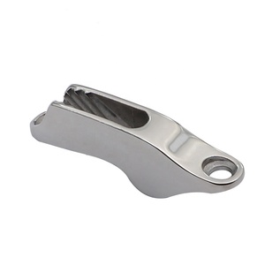 Stainless Steel 316 Marine Rope Clamp Cam Cleat W/wheel 18x90mm Flip up Jam Line Cleats Fairlead 3-6mm <b>Yacht</b> Boat Hardware Rope - Product Image 3