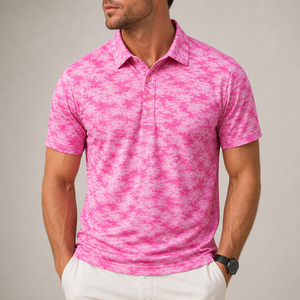 Camisetas Polo de Golf con Logotipo Personalizado, Impresión Completa, Elásticas, de Secado Rápido, Poliéster y Spandex, Camiseta Polo para Pickleball - Product Image 2