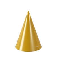 Chapeau d'anniversaire couleur macaron 16 cm, fournitures de fête, papier coloré, carton blanc de haute qualité, exclusivité transfrontalière HQ175 pour enfants