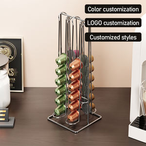 Support créatif pour capsules <span class=keywords><strong>Nespresso</strong></span> miniatures, en métal avec revêtement en poudre, décoration de bureau, rangement pour la maison et le bureau - Product Image 3