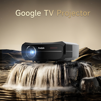 Projecteur professionnel 4K UHD haute luminosité 1900 ANSI avec système Officia GTV, NFC Mirroring, WiFi 6, LED à courte focale, Google TV portable