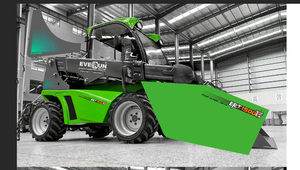 Everun新しいデザインERT1500E 1.35ton機械新しいバッテリー油圧コンパクトバケット小型フロント電気ミニテレハンドラー - Product Image 3