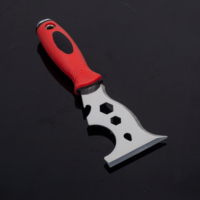Outils de construction multifonctionnels, couteau à ruban adhésif, spatule, lame en acier inoxydable durable de 1,6 mm, grattoir avec manche en fibre de verre