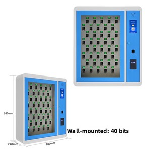 Armadietto per chiavi intelligente per uso ospedaliero con schermo da 7 pollici da 10 slot per riconoscimento delle impronte digitali serratura elettronica dal Design moderno in acciaio - Product Image 5