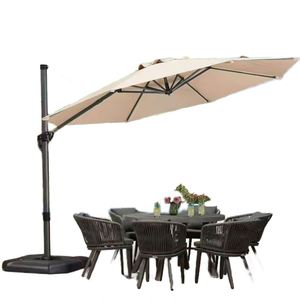 Adjustable Contemporary Aluminum Frame <b>Patio</b> <b>Umbrella</b> Base with 2.7m Radii UV/Full Color Printed for Outdoor Garden & Hotel Use - Product Image 1