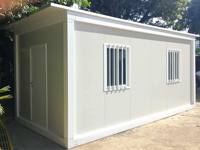Derun Maison conteneur modulaire détachable et respirante de 20 pieds pour entrepôts, résidences et bureaux