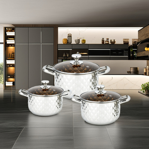 Hiện đại thân thiện với môi thép không gỉ súp & chứng khoán chậu đặt duy nhất dưới Vòng thiết kế đồ nấu nướng với phong cách kim loại Kháng Cáo - Product Image 2