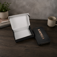 Boîtes d'expédition en carton ondulé rose personnalisées avec logo, emballage en papier pour cosmétiques, boîte postale pour l'expédition